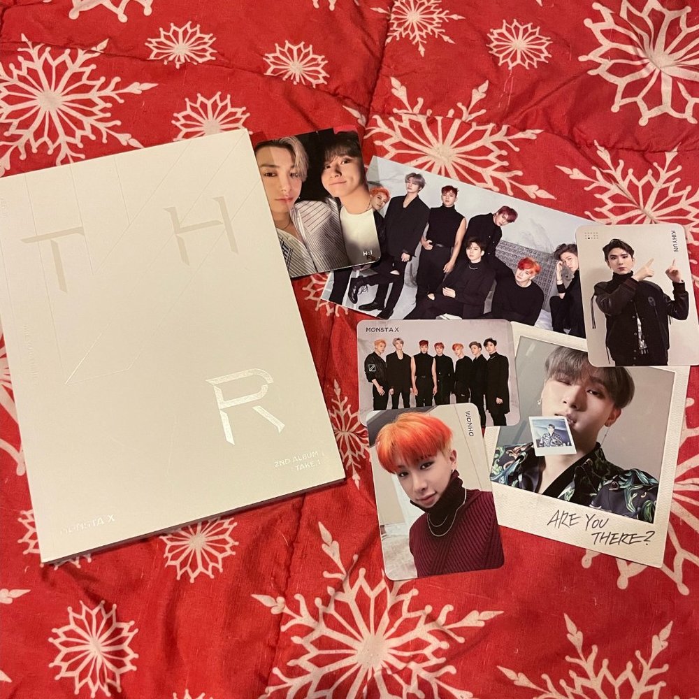 MONSTA X ARE YOU THERE ALBUM W/ WONHO PHOTOCARD